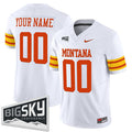 Men's Montana Grizzlies White 1995 Throwback Vapor F.U.S.E. Limited Custom Jersey