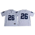 Men's Penn State Nittany Lions #26 Saquon Barkley White Stitched Jersey 7T8U