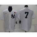 Men's New York Yankees #7 Mickey Mantle White Cool Base Stitched Baseball Jersey