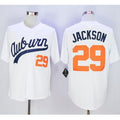 Tigers #29 Bo Jackson White Throwback Stitched NCAA Jersey