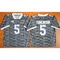 Horned Frogs #5 LaDainian Tomlinson Grey Stitched NCAA Jersey
