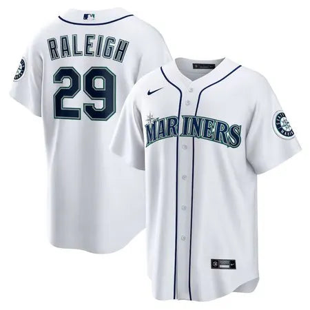 Men's Seattle Mariners #29 Cal Raleigh
White Home Replica Jersey