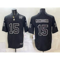Men's Las Vegas Raiders #15 Fernando Mendoza Black F.U.S.E. 65th Anniversary Patch Vapor Untouchable Limited Jersey