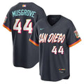 Youth San Diego Padres #44 Joe Musgrove Nike Obsidian 2026 City Connect Stadium Jersey BVYH
