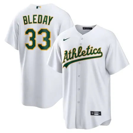 Men's Oakland Athletics #33 JJ Bleday
White Home Replica Jersey
