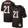 Men's Atlanta Falcons #21 Deion Sanders Black Retired Player Jersey