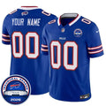 Men's Buffalo Bills Blue 2026 Inaugural Season at Highmark Stadium Vapor F.U.S.E. Limited Custom Jersey